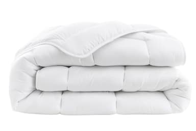 Abeil - Couette Bio’ Attitude - Chaleur Modérée - Enveloppe Coton Issu de l'agriculture Biologique, Garnissage Polyester Cyclafill® 300g/m² - Lavable en Machine - Certifiée Oeko-Tex - 220 x 240 cm