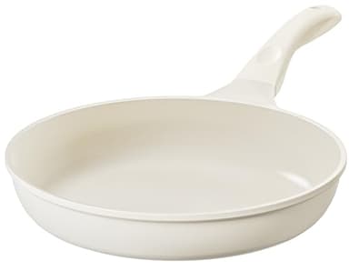 Redchef Poêle à frire en céramique anti-adhésive - 28 cm - Poêle à omelette à induction - Sans PTFE - Sans PFOA - Passe au lave-vaisselle - Beige