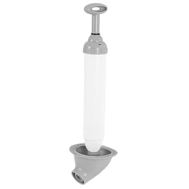 ZYEKIU Déboucheur de Toilette à Air Comprimé, Ventouse Deboucheur WC Têtes de Piston et Gonfleur, Débouchage Canalisation Débouchage pour Toilette, Déboucheur WC Deboucheur Canalisation (Blanc)