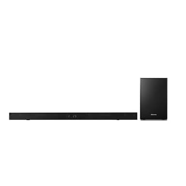 Hisense Barre de Son HS2100 2.1 CH 240 W - DTS Virtual X, Caisson de Basses, HDMI Arc, Bluetooth (modèle 2023), Noir