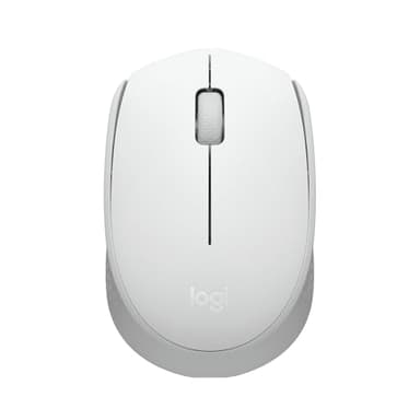 Logitech M171 Souris Sans Fil pour PC, Mac, Ordinateur portable, 2,4 GHz avec Mini-récepteur USB, Suivi Optique, Autonomie de Piles de 12 mois, Ambidextre - Blanc