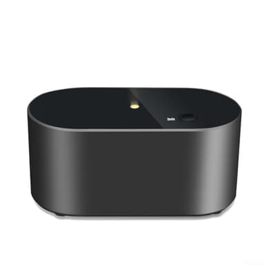 DAZZLEEX Diffuseur d'huiles essentielles, nébuliseur de parfum pur, diffuseur d'arômes sans eau pour la maison et le bureau (noir)
