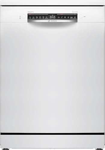 Bosch SMS4EMW01F, Série 4, Lave-vaisselle 60 cm, Pose libre, Blanc
