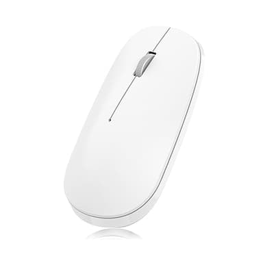OMOTON Souris Bluetooth pour Mac, Souris sans Fil Silencieuse 800/1200/1600 DPI, Souris Mac sans Fil Compatible avec MacBook Pro/Air/iMac/iPad/iPhone/PC/Windows/Android, Souris Ultra-Mince, Blanche