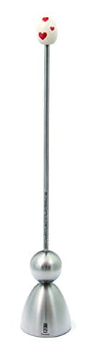 T2 TAKE TWO Clack Toqueur à œuf en Acier Inoxydable, Multicolore, 24 x 4 x 24 cm, 1 unité