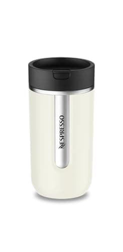 Nespresso Travel Mug Medium Vanilla Ice 400 ml | Gobelet isotherme froid et chaud pour café, thé, matcha, etc. | Anti-fuite | Passe au lave-vaisselle | Gobelet à café à emporter | Tasse à café à