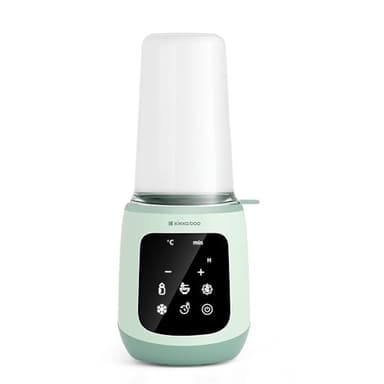 KikkaBoo Chauffe-biberon Électrique 4 en 1 CALDO, Chauffe Lait Maternel & Petits Pots, Stérilisateur Vapeur, Maintien au Chaud, Chauffe Rapide, Compatible Biberons Standards, Menthe
