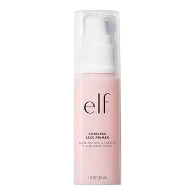 e.l.f. Apprêt pour le visage sans pores, parfait pour la peau, léger et durable, lisse et prépare pour créer une base impeccable, infusé avec de l'arbre à thé, 28,3 g