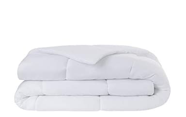Todocama - Couette en Fibre Anti-acariens, Automne-Hiver, 300 g/m², Blanc, 80x160cm