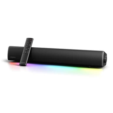 CREATIVE Sound Blaster GS5 Barre de Son Gaming, RGB avec Technologie SuperWide, Alimentation par Adaptateur, Jusqu'à 60W de Puissance maximale, Bluetooth 5.4, Optical-in, Prise Casque, pour PC et TV