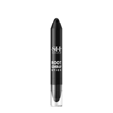 Sevich Root Cover up Stick - Couverture Instantanée Des Cheveux Blancs, Anti-Cernes Naturel Pour La Racine Des Cheveux, Les Racines Et Les Côtés Pour Femmes Et Hommes, Végétal, 48h Maquillage, Noir