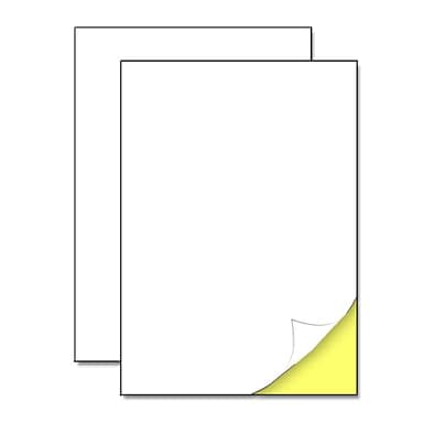 50 Feuilles - Papier Autocollant Imprimante A4, Autocollant Imprimable - 297 x 210 mm