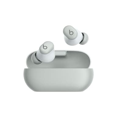 Beats Solo Buds – Écouteurs Bluetooth sans Fil | 18 Heures d'autonomie | Compatibilité Apple et Android | Microphone intégré – Gris Orage