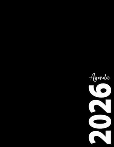 Agenda Journalier: 1 Page Par Jour Avec Heure, 12 Mois De Janvier À Décembre, Format A4