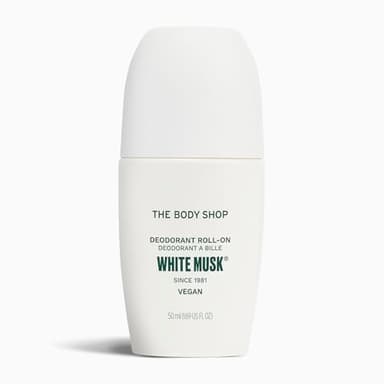 Cosmétiques pour femmes marque The body shop, cosmétiques naturels, White Musk Deodorant 50 Millilitres