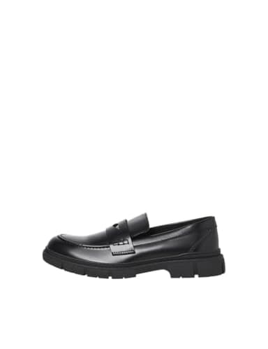 JACK & JONES Mocassins Jfwbaker pour Homme, Anthracite, 44 EU
