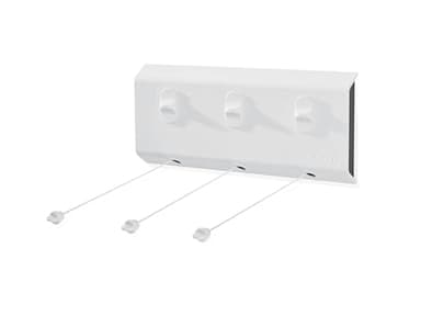 Généreux – Le séchoir mural dispose de trois fils à linge extensibles individuellement pour une longueur totale de 15 m d'étendage; Il peut sécher l’équivalent d’1 à 2 machines à laver