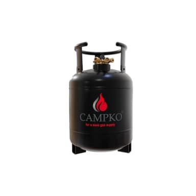 Antarion CAMPKO Bouteille GPL Bluetooth Réservoir 22L 9kg Noir Camping Car Fourgon