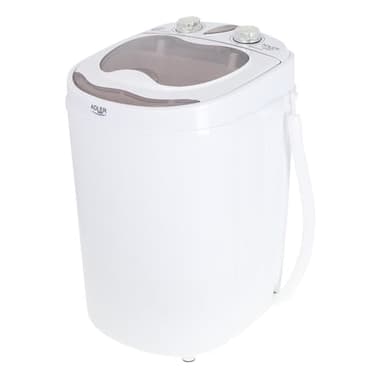 Adler AD 8055 machine à laver Portable Charge par dessus 3 kg Crème, Blanc