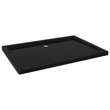 vidaXL Receveur de Douche Base de Douche Bac de Douche Salle de Bain Toilette Salle d’Eau Maison Intérieur Rectangulaire ABS Noir 70x100 cm
