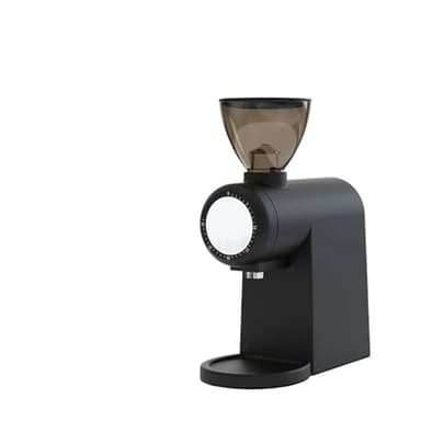 Moulin à café électrique meules plates de 48 mm, traitement plasma antistatique Sécurité d'utilisation(Zwart)