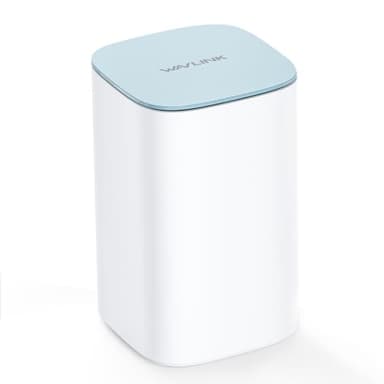 WAVLINK AX3000 Mesh WLAN Set (1 paquet), WiFi 6 Dual Band Whole Home VPN Routeur/répéteur (jusqu'à 1600 sq.Ft.), 3 ports Gigabit pour chaque unité, 5 antennes 5 dBi, 2 x 2 MU-MIMO & OFDMA, gestion des