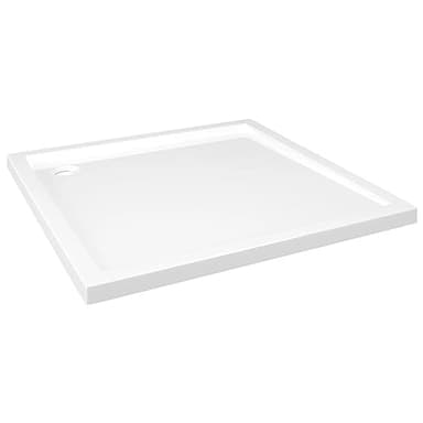 vidaXL Receveur de Douche Base de Douche Bac de Douche Salle de Bain Toilette Salle d’Eau Cabine de Douche Maison Intérieur Carré ABS 90x90 cm