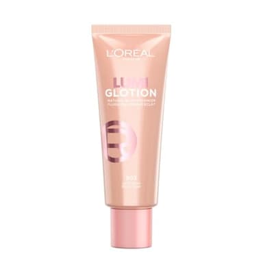 L'Oréal Paris - Fluide Enlumineur Éclat Multi-Usages - Illumine & Hydrate - Enrichi en Beurre de Karité - Lumi glotion - Teinte : 902 - 40 ml