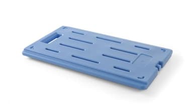 HENDI Plaque eutectique froide professionnelle, GN 1/1, pour caisses isothermes, élément réfrigérant, accumulateur de froid, bloc thermique, pack bloc de glace, 530x325x(H)30mm, HDPE, bleu
