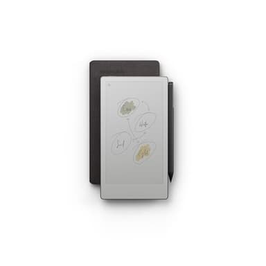 reMarkable Pack Avancé Paper Pro Move | Tablette à Encre électronique - Écran Couleur 7,3" + Stylet Marker Plus avec Gomme intégrée + Housse Book Folio Polymère Basalte