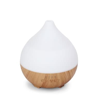 Flintronic Diffuseur d'Huile Essentielle,Ultrasonique Diffuseur Huiles,100 mL Humidificateur d'aromathérapie avec 7 LED, Essentielles Electrique avec Arrêt Automatique pour Yoga,Massage,Bureau,Chambre