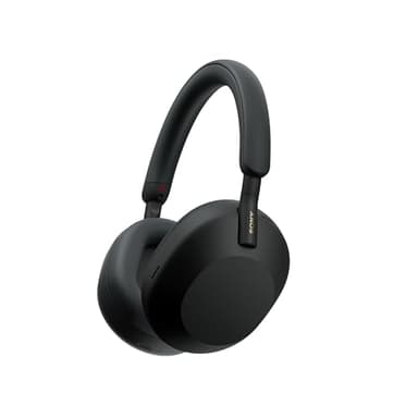 Sony WH-1000XM5 - Étui Rigide, Casque sans Fil Haut de Gamme à réduction de Bruit, Bluetooth, qualité d'appel Claire, Audio Hi Res, 30h d'autonomie, étui Rigide, iOS et Android - Noir