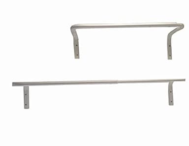 Ikea IKE-301.794.35 MULIG Tringle à vêtements en acier Blanc 60-90 cm