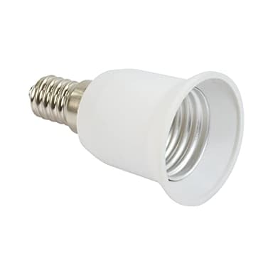 Convertisseur de Douille E14 vers E27, Blanc