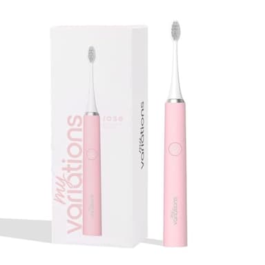 My Variations ® - Brosse à Dents Électrique - Technologie Sonique - 1 Mois d'Autonomie - 5 Modes de Brossage - Minuteur de 2 Min Intégré - Recommandé par les Dentistes - Chargement USB-C - Rose