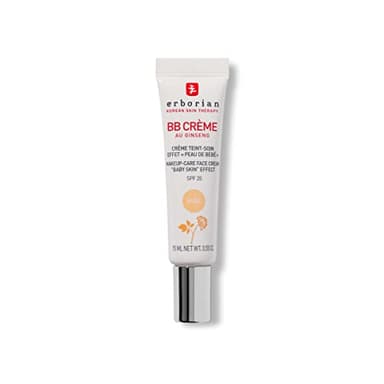 Erborian - BB Crème au Ginseng 5-en-1 - Soin Teinté Perfecteur Effet "Peau de Bébé" - Fond de Teint Couvrant Imperfections - Protection Solaire SPF 20 - Soin Cosmétique Coréen - Nude 15ML