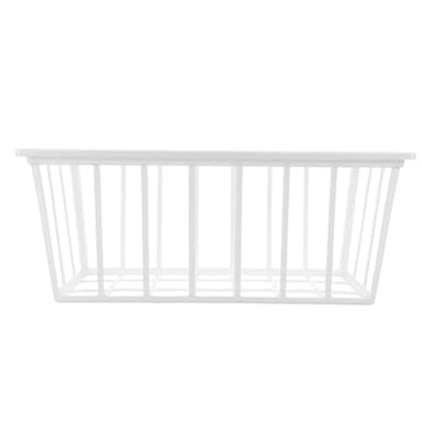 JECOMPRIS Organisateur pour congélateur Bac de rangement vertical pour congélateur - Organisation optimale pour les grands espaces - Accès facile aux aliments et fini les fouilles dans le panier en