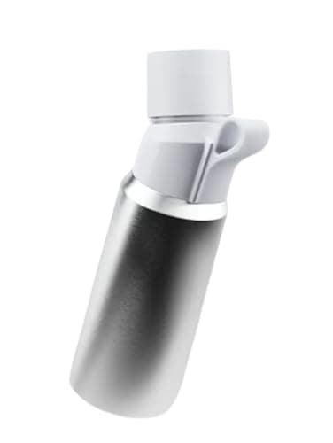 AIR UP Gourde en acier argenté de 850 ml + 3 Pods