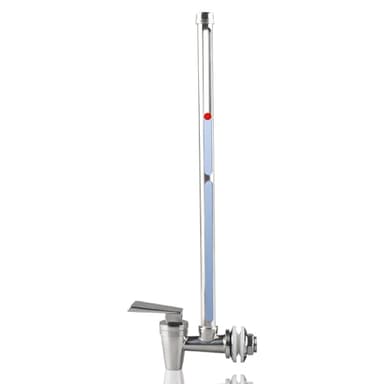 GWENBHMTOOL Robinet en acier inoxydable de 33 cm avec vue claire du niveau d'eau compatible avec le système de filtration d'eau alimenté par gravité Berkey et Waterdrop (33 cm)