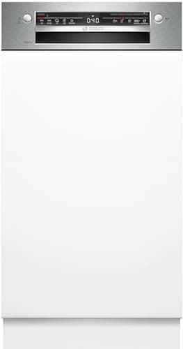 Bosch SPI2HKS42E, Série 2, Lave-vaisselle encastrable, 45 cm, 10 couverts, Home Connect, Bandeau metallic