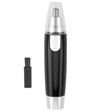 Tondeuse Nez, 3-en-1 Tondeuse Nez Oreilles Sourcils IPX7 Micro Coupe Poils et Cheveux Fonctionne sur Pile Têtes Lavables Double Tranchant Rasoir pour Sourcil pour Hommes et Femmes