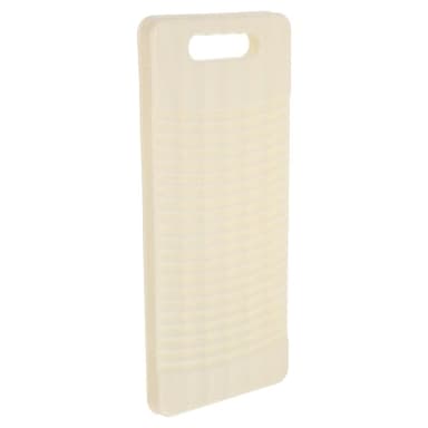 Cabilock Planche à Laver pour Vêtements Grosse Taille 403 X 183 CM en Plastique Robuste Blanc Outil Manuel Portable pour Lavage à la Main à Domicile Voyage Planche à Récurer Linge
