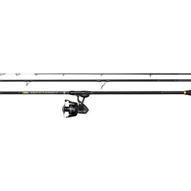 PENN Wrath II Surfcasting Combo, Fishing Rod and Reel Combo, Spinning Combos, Sea - Surfcasting Fishing, Saltwater Fishing Set for Surfcasting, Unisex, Black, 3.96m, 0-250g