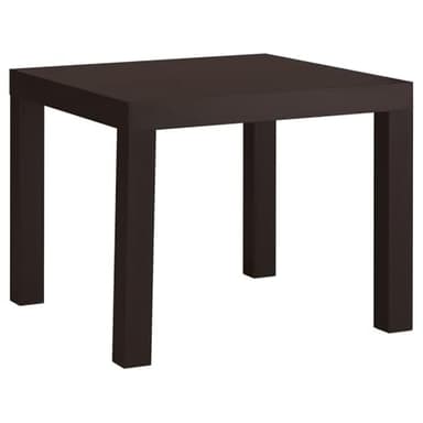 Ikea Table d'appoint laquée marron noir (55 x 55 cm)