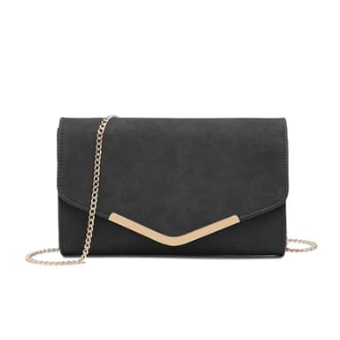 Miss Lulu Élégant sac à bandoulière avec chaîne pour femme - sac à main de soirée pour les fêtes, les mariages et les événements spéciaux