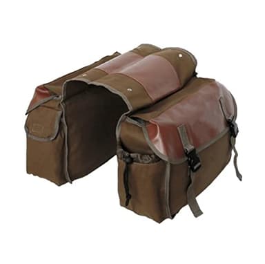 Sacoche de selle de moto vintage en toile pour tournées - Sac à dos étanche pour outils de moto - Pochette pour siège arrière de vélo