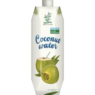 BAMBOO TREE - Eau de noix de coco - (1 X 1 LTR) (L'emballage peut varier)
