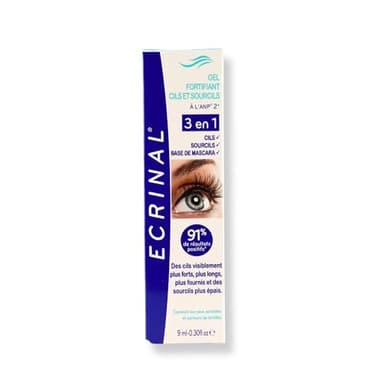 ECRINAL NOUVELLE FORMULE Gel de renforcement des cils avec ANP2+ 9ml