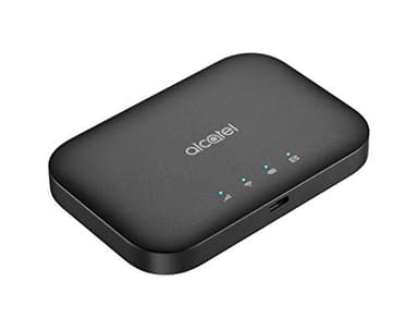 Alcatel - Link Zone Modem Mobile 4G, LTE (Cat.7), WiFi, Hotspot jusqu'à 32 utilisateurs, Batterie 2150mAh, Noir [Italie]