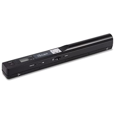Scanner de Documents Portable AOZBZ Scanner d'images USB 900DPI Scanner de Photos Couleur A4 Numérisation (Carte 16GTF), Blanc (Scanner)